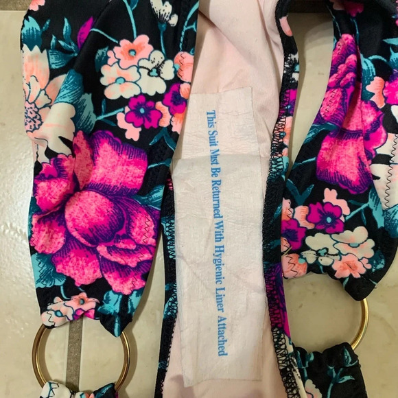 NWOT Shade & Shore Floral Bikini Bottoms - Picture 5 of 6